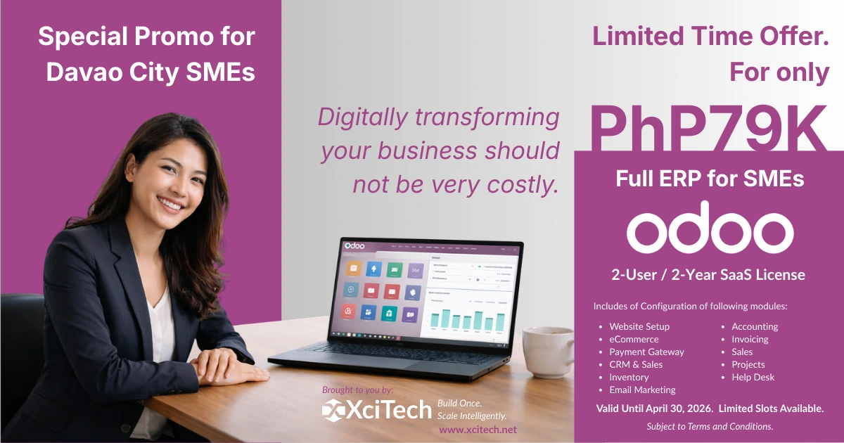 XciTech Odoo Promo 2026